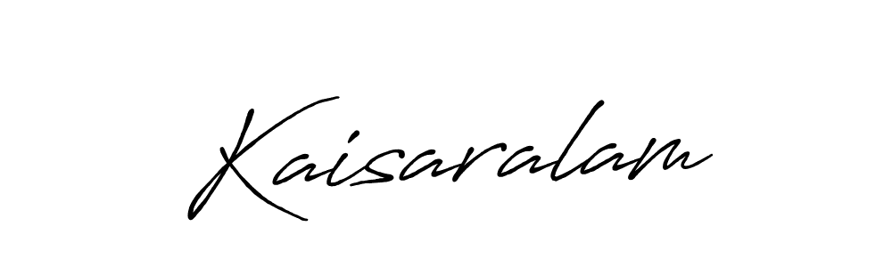 The best way (Antro_Vectra_Bolder) to make a short signature is to pick only two or three words in your name. The name Kaisaralam include a total of six letters. For converting this name. Kaisaralam signature style 7 images and pictures png