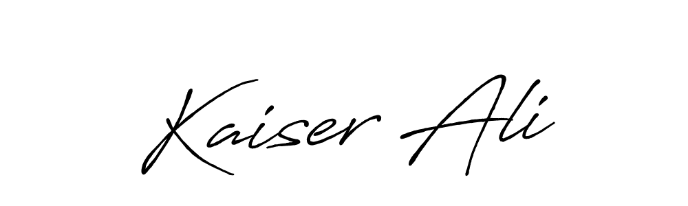 Use a signature maker to create a handwritten signature online. With this signature software, you can design (Antro_Vectra_Bolder) your own signature for name Kaiser Ali. Kaiser Ali signature style 7 images and pictures png