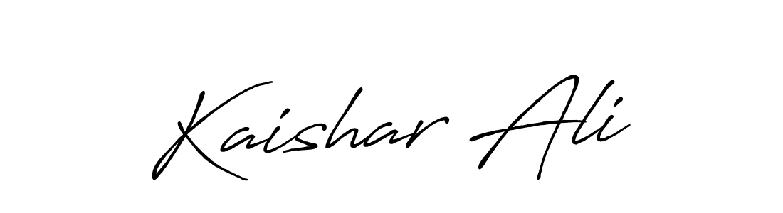 if you are searching for the best signature style for your name Kaishar Ali. so please give up your signature search. here we have designed multiple signature styles  using Antro_Vectra_Bolder. Kaishar Ali signature style 7 images and pictures png