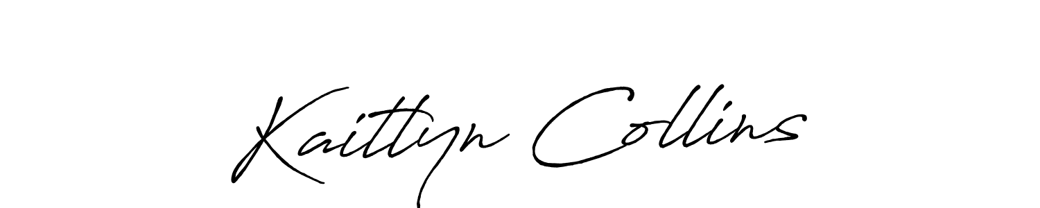 Design your own signature with our free online signature maker. With this signature software, you can create a handwritten (Antro_Vectra_Bolder) signature for name Kaitlyn Collins. Kaitlyn Collins signature style 7 images and pictures png