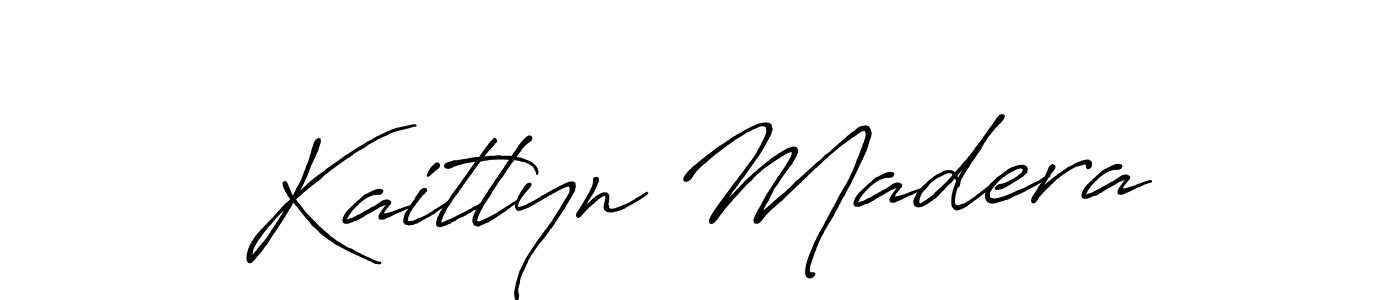 How to make Kaitlyn Madera name signature. Use Antro_Vectra_Bolder style for creating short signs online. This is the latest handwritten sign. Kaitlyn Madera signature style 7 images and pictures png