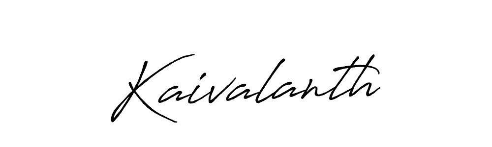 You should practise on your own different ways (Antro_Vectra_Bolder) to write your name (Kaivalanth) in signature. don't let someone else do it for you. Kaivalanth signature style 7 images and pictures png