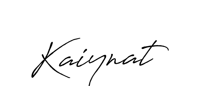 Design your own signature with our free online signature maker. With this signature software, you can create a handwritten (Antro_Vectra_Bolder) signature for name Kaiynat. Kaiynat signature style 7 images and pictures png