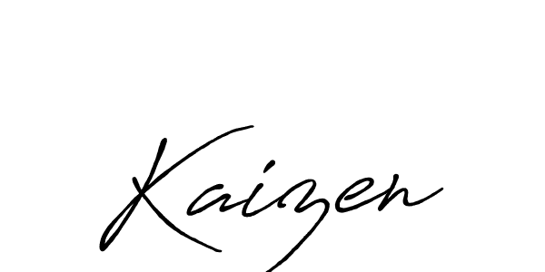 Best and Professional Signature Style for Kaizen. Antro_Vectra_Bolder Best Signature Style Collection. Kaizen signature style 7 images and pictures png