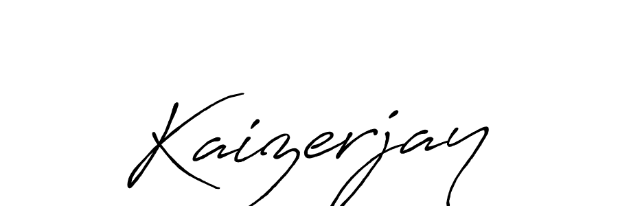 The best way (Antro_Vectra_Bolder) to make a short signature is to pick only two or three words in your name. The name Kaizerjay include a total of six letters. For converting this name. Kaizerjay signature style 7 images and pictures png