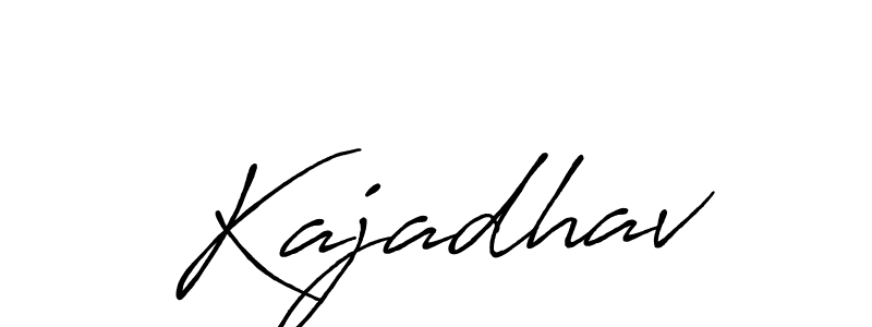 Kajadhav stylish signature style. Best Handwritten Sign (Antro_Vectra_Bolder) for my name. Handwritten Signature Collection Ideas for my name Kajadhav. Kajadhav signature style 7 images and pictures png