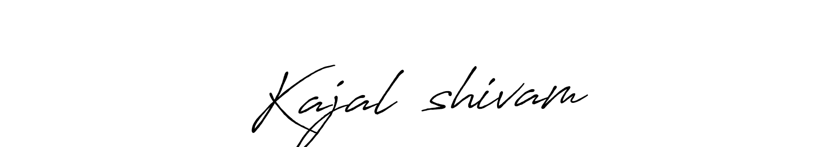 Make a short Kajal❤️shivam signature style. Manage your documents anywhere anytime using Antro_Vectra_Bolder. Create and add eSignatures, submit forms, share and send files easily. Kajal❤️shivam signature style 7 images and pictures png