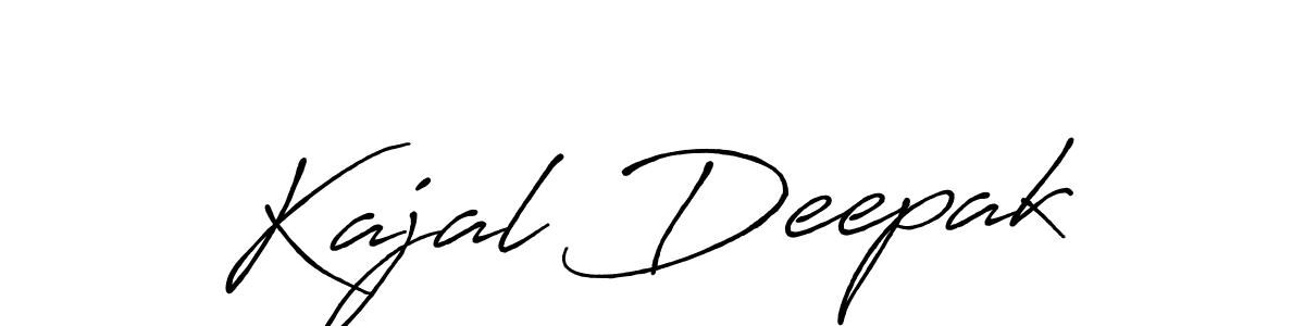 Make a beautiful signature design for name Kajal Deepak. Use this online signature maker to create a handwritten signature for free. Kajal Deepak signature style 7 images and pictures png