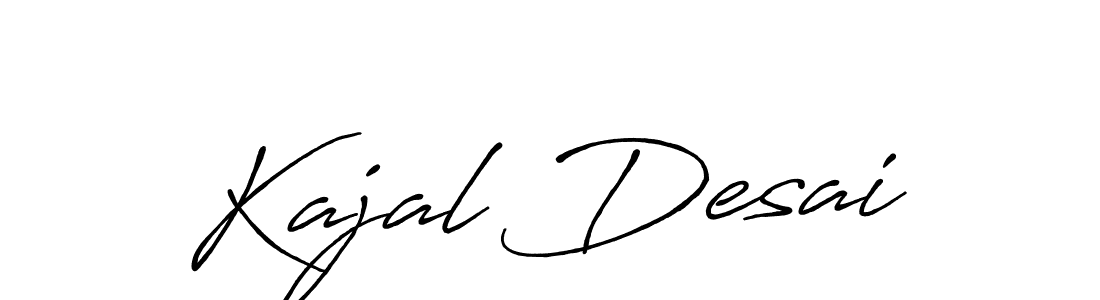 Antro_Vectra_Bolder is a professional signature style that is perfect for those who want to add a touch of class to their signature. It is also a great choice for those who want to make their signature more unique. Get Kajal Desai name to fancy signature for free. Kajal Desai signature style 7 images and pictures png