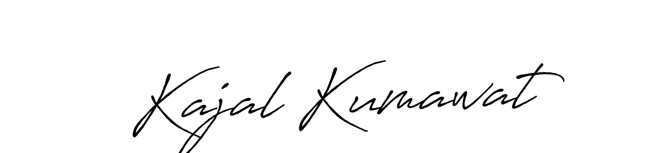 It looks lik you need a new signature style for name Kajal Kumawat. Design unique handwritten (Antro_Vectra_Bolder) signature with our free signature maker in just a few clicks. Kajal Kumawat signature style 7 images and pictures png