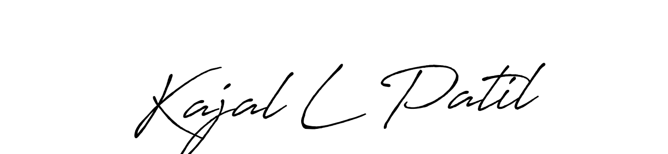 Make a beautiful signature design for name Kajal L Patil. Use this online signature maker to create a handwritten signature for free. Kajal L Patil signature style 7 images and pictures png