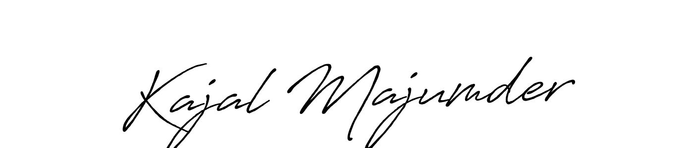 Make a beautiful signature design for name Kajal Majumder. With this signature (Antro_Vectra_Bolder) style, you can create a handwritten signature for free. Kajal Majumder signature style 7 images and pictures png