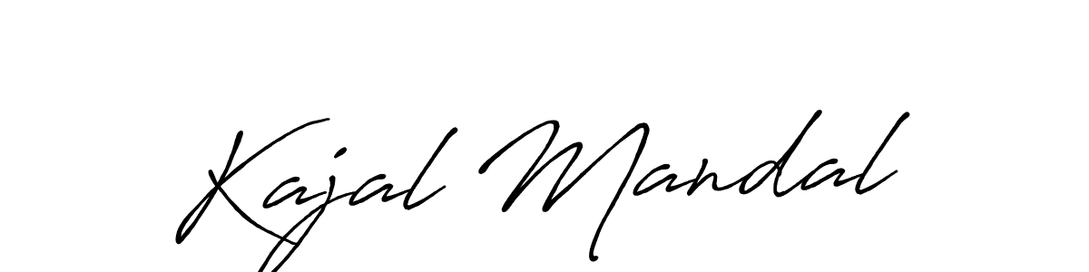 Design your own signature with our free online signature maker. With this signature software, you can create a handwritten (Antro_Vectra_Bolder) signature for name Kajal Mandal. Kajal Mandal signature style 7 images and pictures png