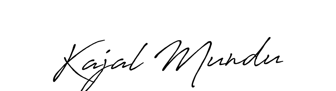 It looks lik you need a new signature style for name Kajal Mundu. Design unique handwritten (Antro_Vectra_Bolder) signature with our free signature maker in just a few clicks. Kajal Mundu signature style 7 images and pictures png