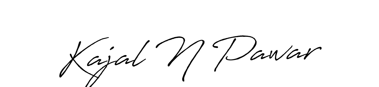 Antro_Vectra_Bolder is a professional signature style that is perfect for those who want to add a touch of class to their signature. It is also a great choice for those who want to make their signature more unique. Get Kajal N Pawar name to fancy signature for free. Kajal N Pawar signature style 7 images and pictures png