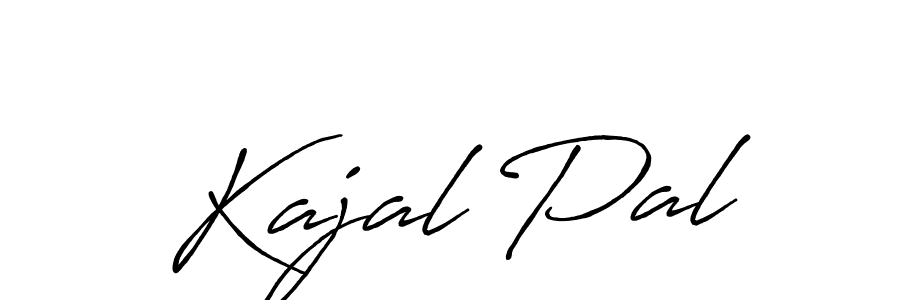 Make a beautiful signature design for name Kajal Pal. With this signature (Antro_Vectra_Bolder) style, you can create a handwritten signature for free. Kajal Pal signature style 7 images and pictures png