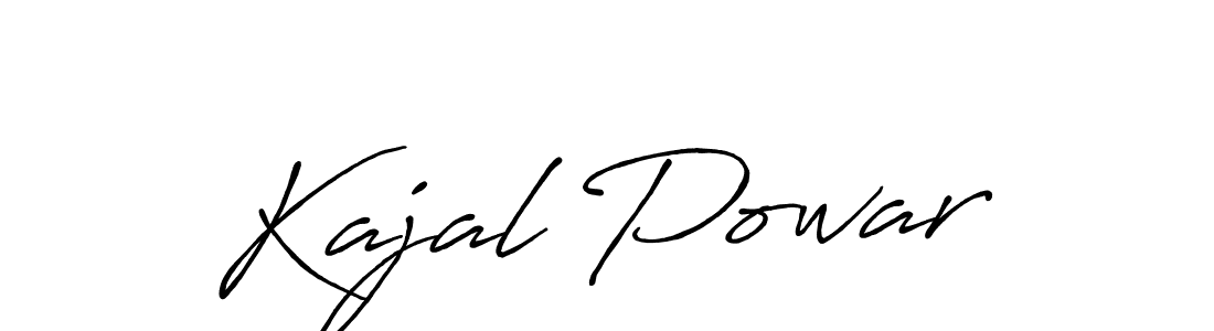 You should practise on your own different ways (Antro_Vectra_Bolder) to write your name (Kajal Powar) in signature. don't let someone else do it for you. Kajal Powar signature style 7 images and pictures png