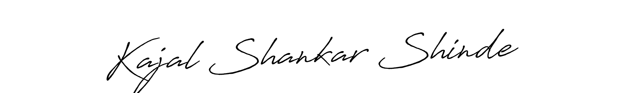 Use a signature maker to create a handwritten signature online. With this signature software, you can design (Antro_Vectra_Bolder) your own signature for name Kajal Shankar Shinde. Kajal Shankar Shinde signature style 7 images and pictures png