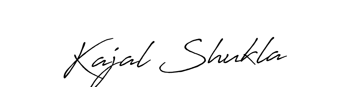 Also we have Kajal Shukla name is the best signature style. Create professional handwritten signature collection using Antro_Vectra_Bolder autograph style. Kajal Shukla signature style 7 images and pictures png