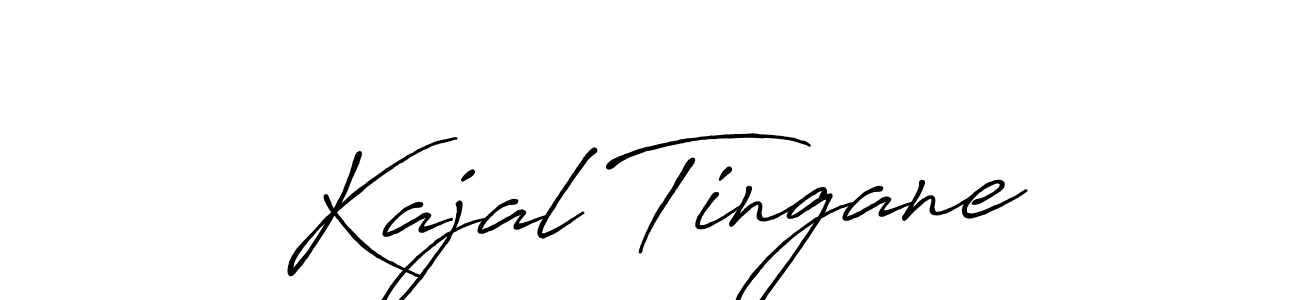 It looks lik you need a new signature style for name Kajal Tingane. Design unique handwritten (Antro_Vectra_Bolder) signature with our free signature maker in just a few clicks. Kajal Tingane signature style 7 images and pictures png