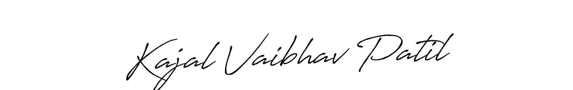 How to Draw Kajal Vaibhav Patil signature style? Antro_Vectra_Bolder is a latest design signature styles for name Kajal Vaibhav Patil. Kajal Vaibhav Patil signature style 7 images and pictures png