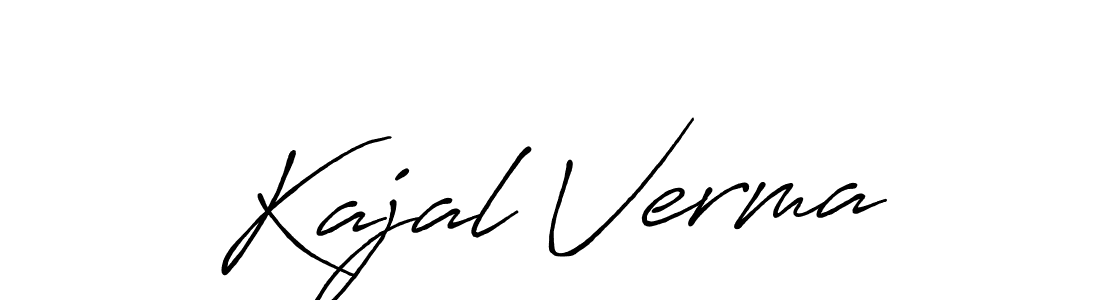 You can use this online signature creator to create a handwritten signature for the name Kajal Verma. This is the best online autograph maker. Kajal Verma signature style 7 images and pictures png