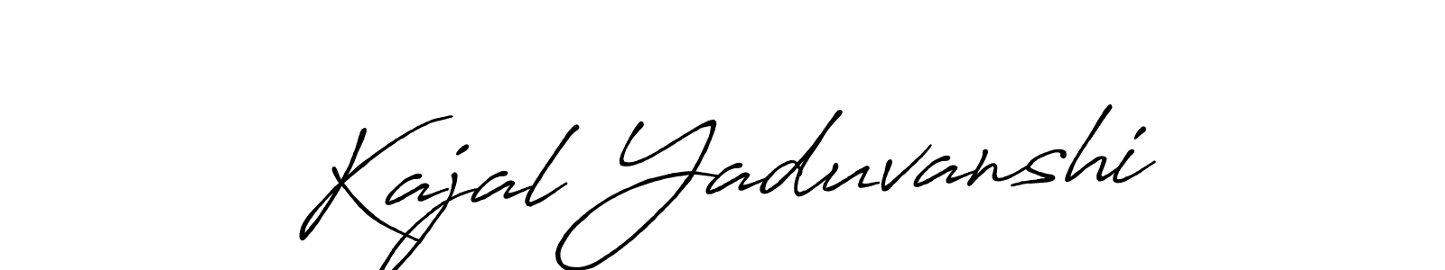 Similarly Antro_Vectra_Bolder is the best handwritten signature design. Signature creator online .You can use it as an online autograph creator for name Kajal Yaduvanshi. Kajal Yaduvanshi signature style 7 images and pictures png
