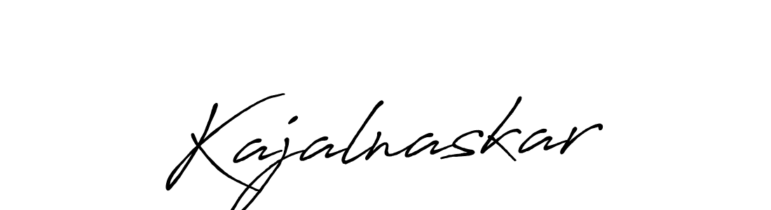 Create a beautiful signature design for name Kajalnaskar. With this signature (Antro_Vectra_Bolder) fonts, you can make a handwritten signature for free. Kajalnaskar signature style 7 images and pictures png