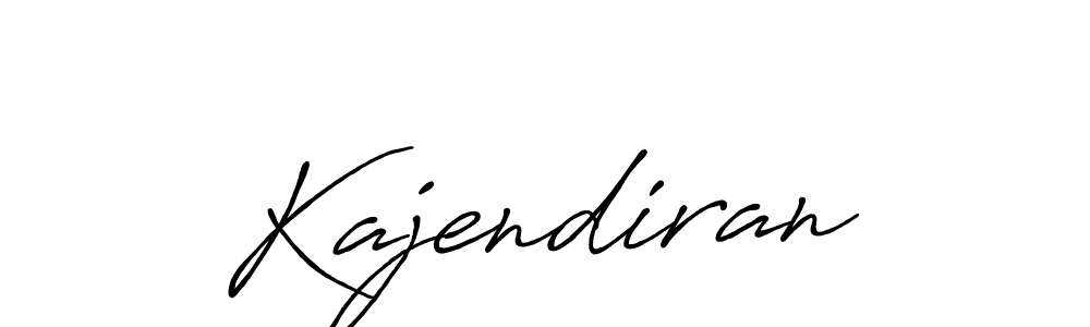 if you are searching for the best signature style for your name Kajendiran. so please give up your signature search. here we have designed multiple signature styles  using Antro_Vectra_Bolder. Kajendiran signature style 7 images and pictures png