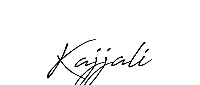 You should practise on your own different ways (Antro_Vectra_Bolder) to write your name (Kajjali) in signature. don't let someone else do it for you. Kajjali signature style 7 images and pictures png