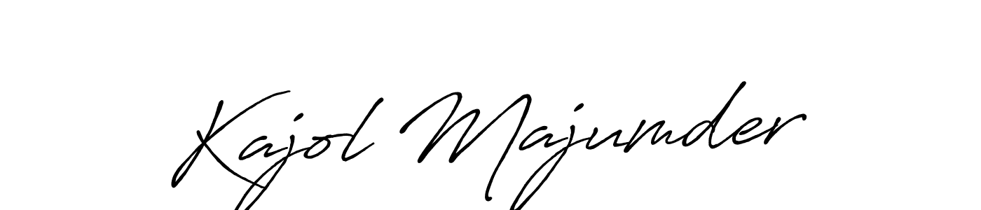 Make a beautiful signature design for name Kajol Majumder. With this signature (Antro_Vectra_Bolder) style, you can create a handwritten signature for free. Kajol Majumder signature style 7 images and pictures png