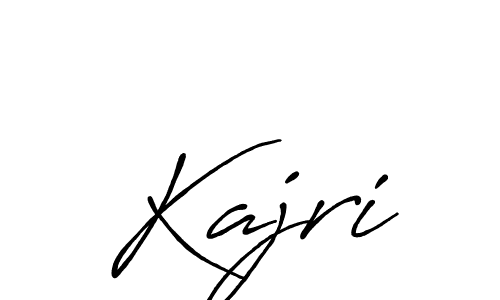 Also we have Kajri name is the best signature style. Create professional handwritten signature collection using Antro_Vectra_Bolder autograph style. Kajri signature style 7 images and pictures png