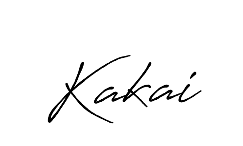 Design your own signature with our free online signature maker. With this signature software, you can create a handwritten (Antro_Vectra_Bolder) signature for name Kakai. Kakai signature style 7 images and pictures png