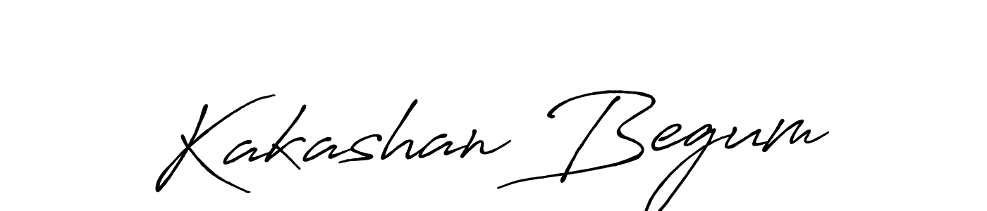 Kakashan Begum stylish signature style. Best Handwritten Sign (Antro_Vectra_Bolder) for my name. Handwritten Signature Collection Ideas for my name Kakashan Begum. Kakashan Begum signature style 7 images and pictures png