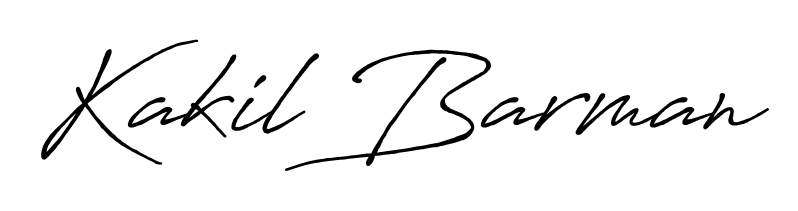 Transform the name Kakil Barman into a signature masterpiece using Antro_Vectra_Bolder font. Ideal for photographers, artists, and creators looking for watermarks. Kakil Barman signature style 7 images and pictures png