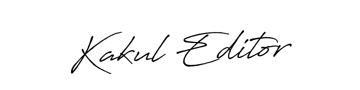 Make a beautiful signature design for name Kakul Editor. Use this online signature maker to create a handwritten signature for free. Kakul Editor signature style 7 images and pictures png
