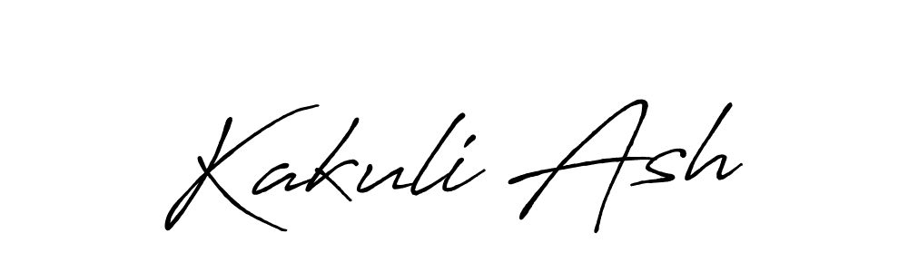 Similarly Antro_Vectra_Bolder is the best handwritten signature design. Signature creator online .You can use it as an online autograph creator for name Kakuli Ash. Kakuli Ash signature style 7 images and pictures png