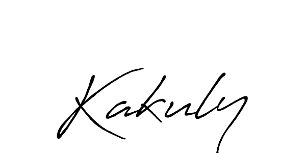 It looks lik you need a new signature style for name Kakuly. Design unique handwritten (Antro_Vectra_Bolder) signature with our free signature maker in just a few clicks. Kakuly signature style 7 images and pictures png