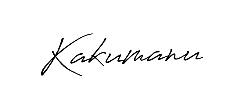 Use a signature maker to create a handwritten signature online. With this signature software, you can design (Antro_Vectra_Bolder) your own signature for name Kakumanu. Kakumanu signature style 7 images and pictures png