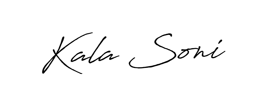 Design your own signature with our free online signature maker. With this signature software, you can create a handwritten (Antro_Vectra_Bolder) signature for name Kala Soni. Kala Soni signature style 7 images and pictures png