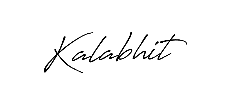 How to make Kalabhit signature? Antro_Vectra_Bolder is a professional autograph style. Create handwritten signature for Kalabhit name. Kalabhit signature style 7 images and pictures png
