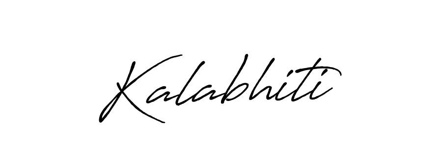 Use a signature maker to create a handwritten signature online. With this signature software, you can design (Antro_Vectra_Bolder) your own signature for name Kalabhiti. Kalabhiti signature style 7 images and pictures png