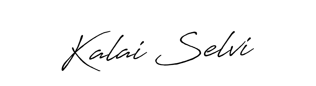 Kalai Selvi stylish signature style. Best Handwritten Sign (Antro_Vectra_Bolder) for my name. Handwritten Signature Collection Ideas for my name Kalai Selvi. Kalai Selvi signature style 7 images and pictures png