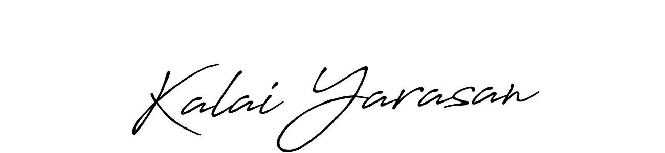 Use a signature maker to create a handwritten signature online. With this signature software, you can design (Antro_Vectra_Bolder) your own signature for name Kalai Yarasan. Kalai Yarasan signature style 7 images and pictures png