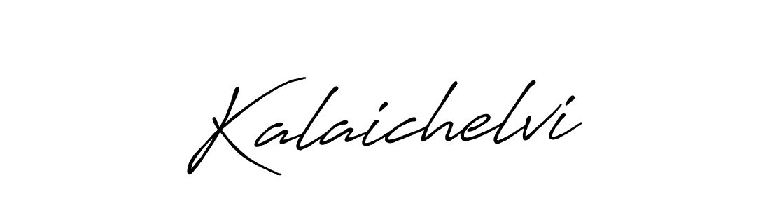 Make a beautiful signature design for name Kalaichelvi. With this signature (Antro_Vectra_Bolder) style, you can create a handwritten signature for free. Kalaichelvi signature style 7 images and pictures png