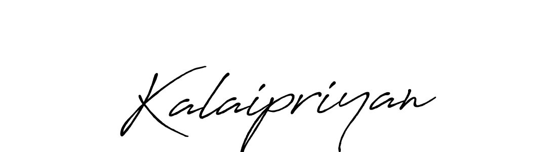 Also You can easily find your signature by using the search form. We will create Kalaipriyan name handwritten signature images for you free of cost using Antro_Vectra_Bolder sign style. Kalaipriyan signature style 7 images and pictures png