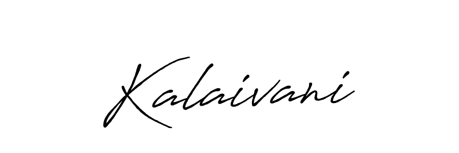 Kalaivani stylish signature style. Best Handwritten Sign (Antro_Vectra_Bolder) for my name. Handwritten Signature Collection Ideas for my name Kalaivani. Kalaivani signature style 7 images and pictures png
