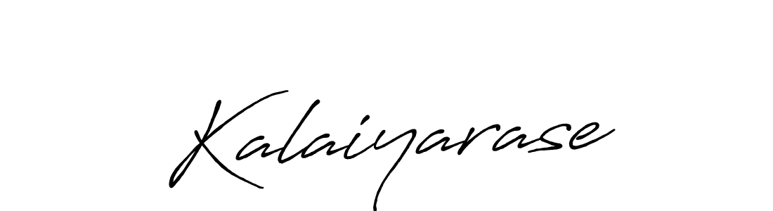 How to make Kalaiyarase name signature. Use Antro_Vectra_Bolder style for creating short signs online. This is the latest handwritten sign. Kalaiyarase signature style 7 images and pictures png
