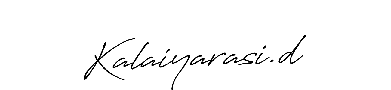 Design your own signature with our free online signature maker. With this signature software, you can create a handwritten (Antro_Vectra_Bolder) signature for name Kalaiyarasi.d. Kalaiyarasi.d signature style 7 images and pictures png