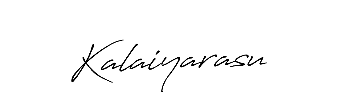 How to make Kalaiyarasu name signature. Use Antro_Vectra_Bolder style for creating short signs online. This is the latest handwritten sign. Kalaiyarasu signature style 7 images and pictures png